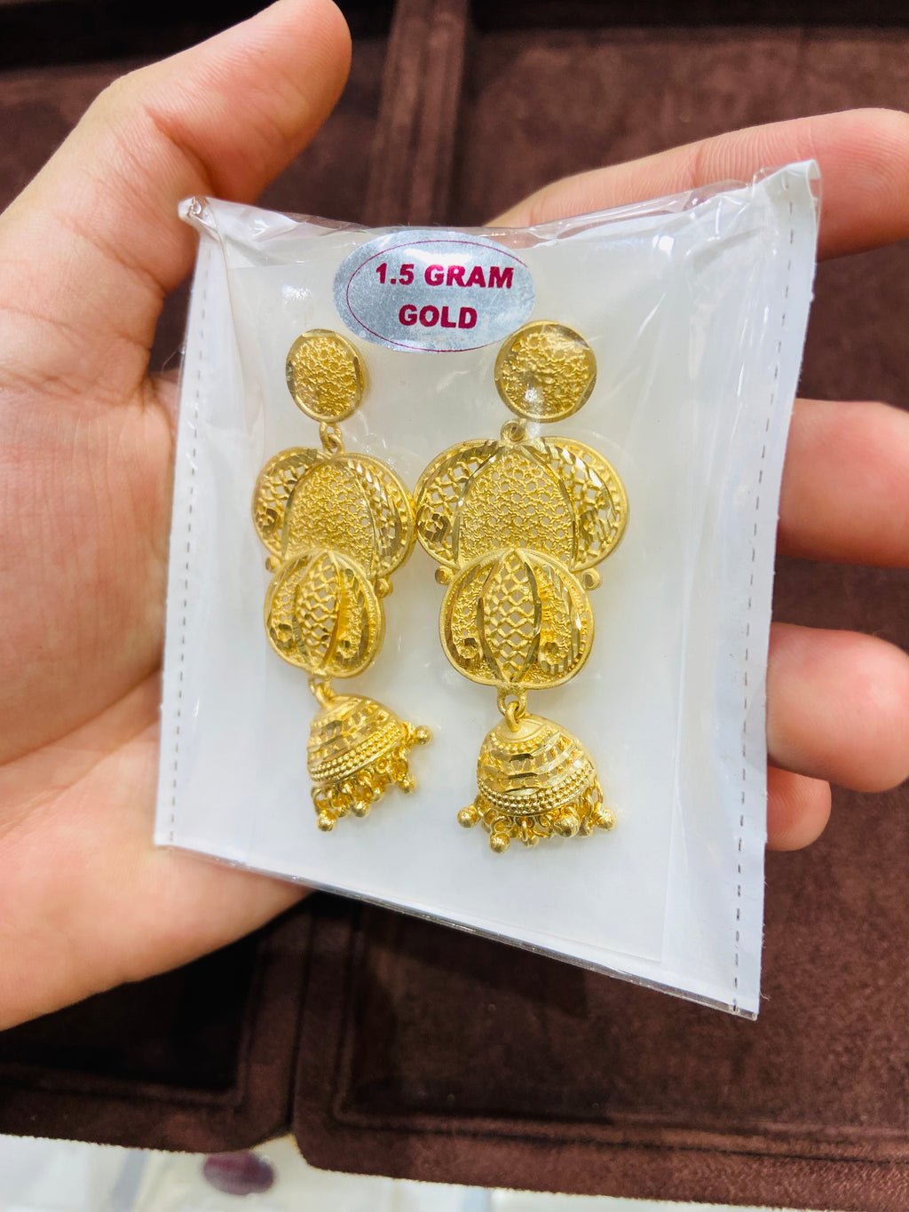 Fashion 1 Gram Gold Jhumka Design - ER14