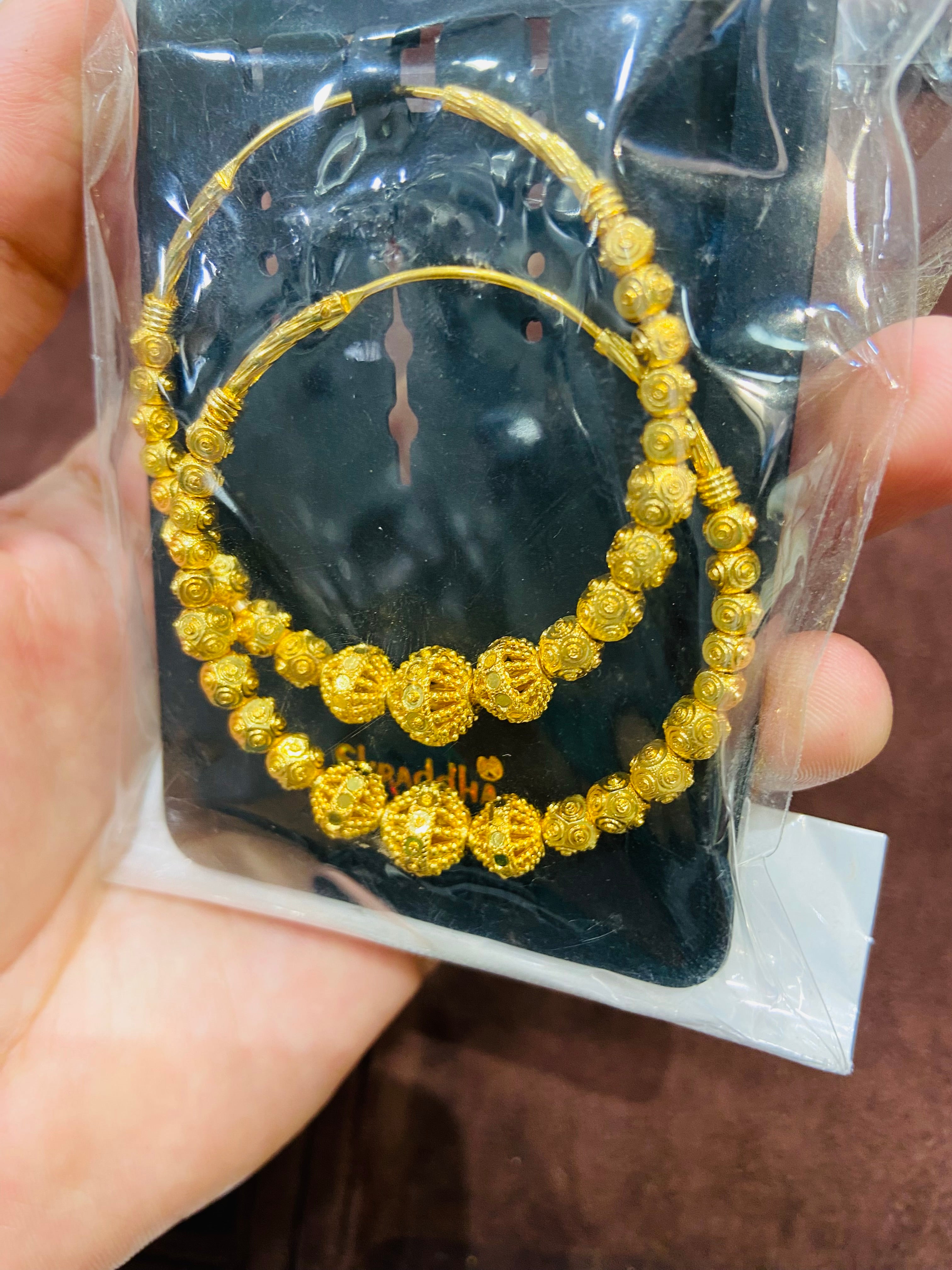 Elegant Gold Jewellery Earrings - ER18