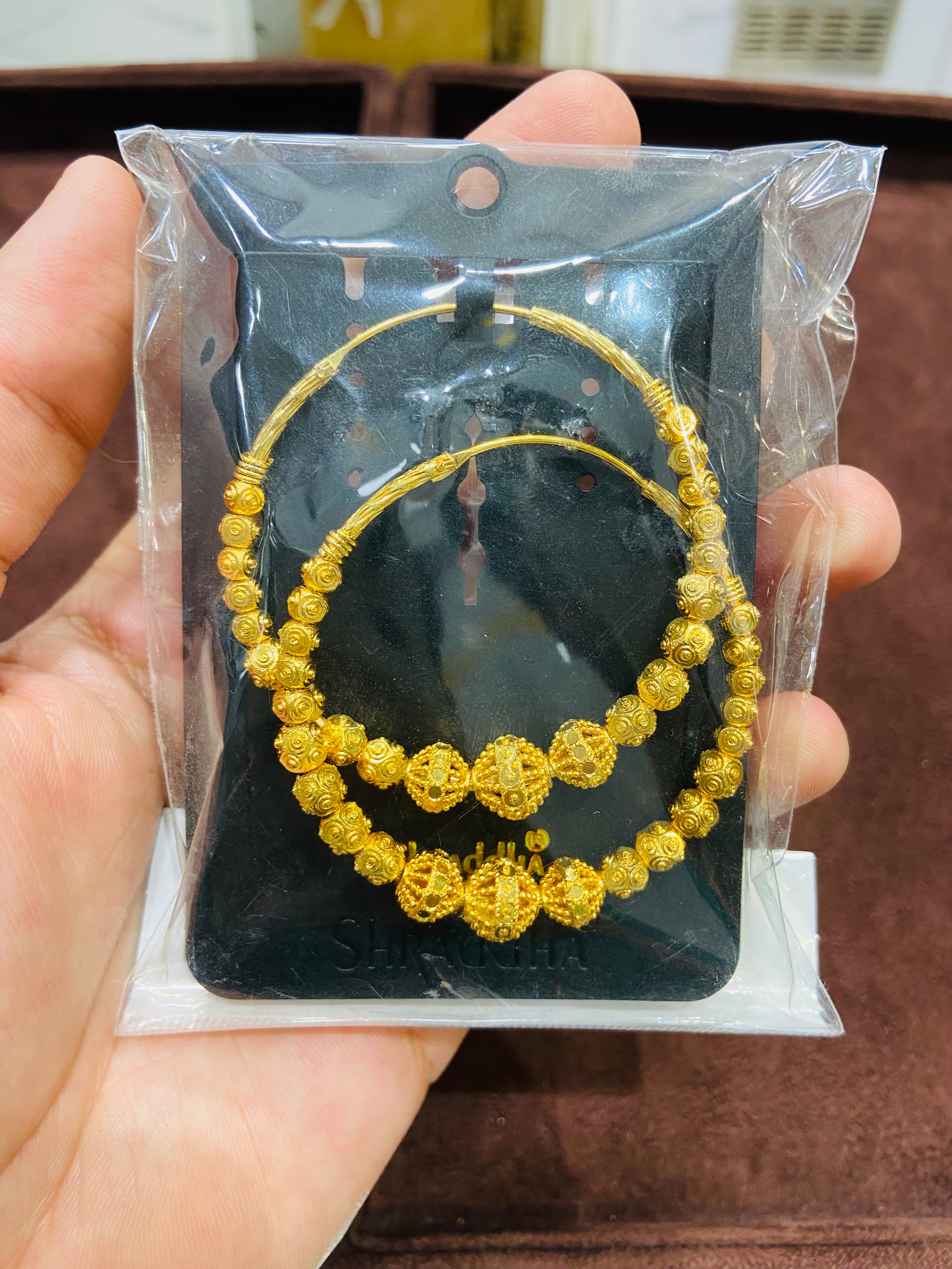 Elegant Gold Jewellery Earrings - ER18