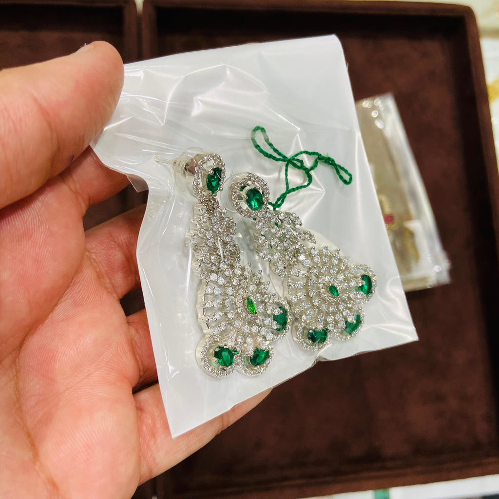 Party Wear American Diamond Earrings - ADE03