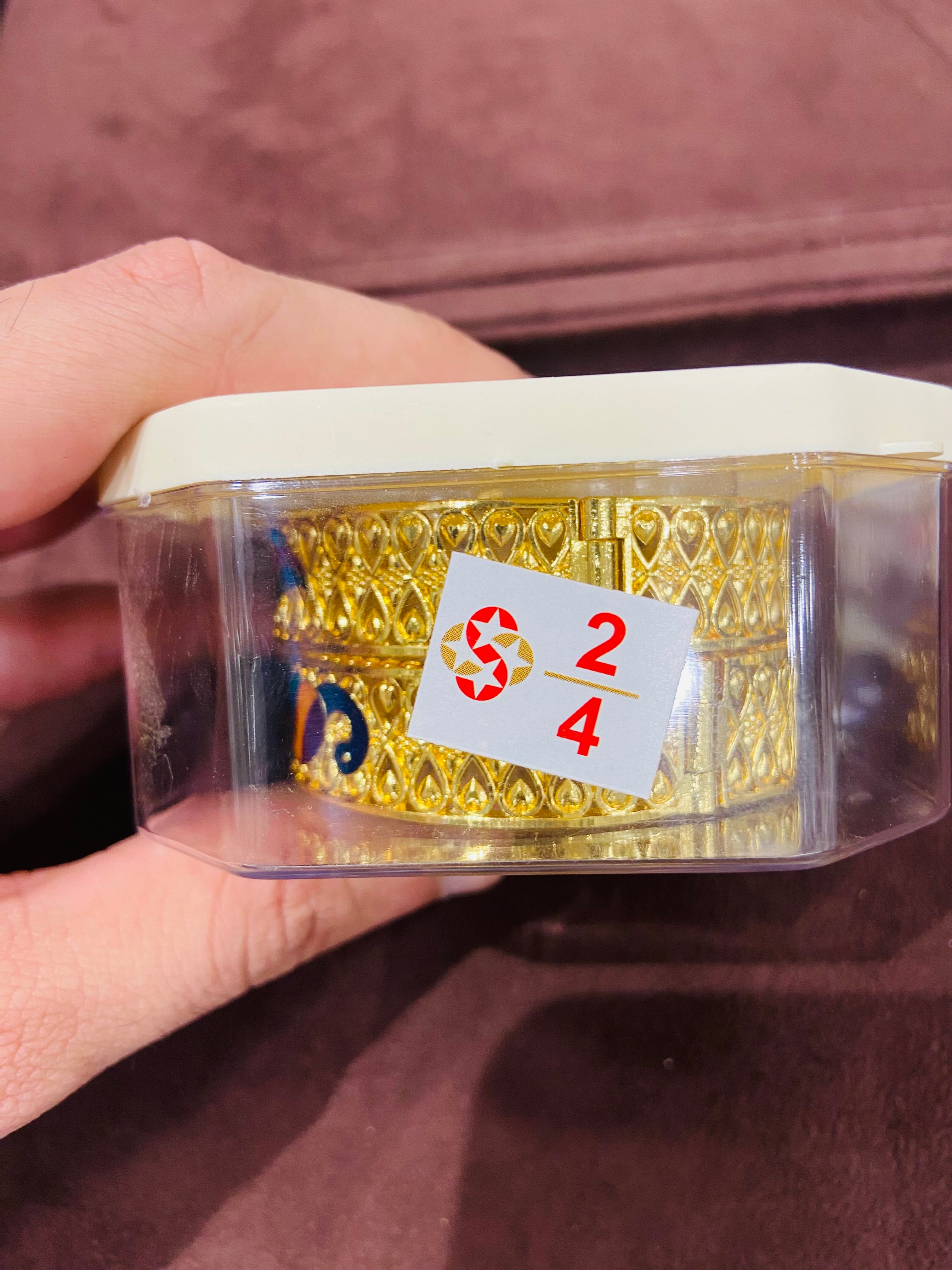 2-4 Size Bangle in 1 Gram Gold