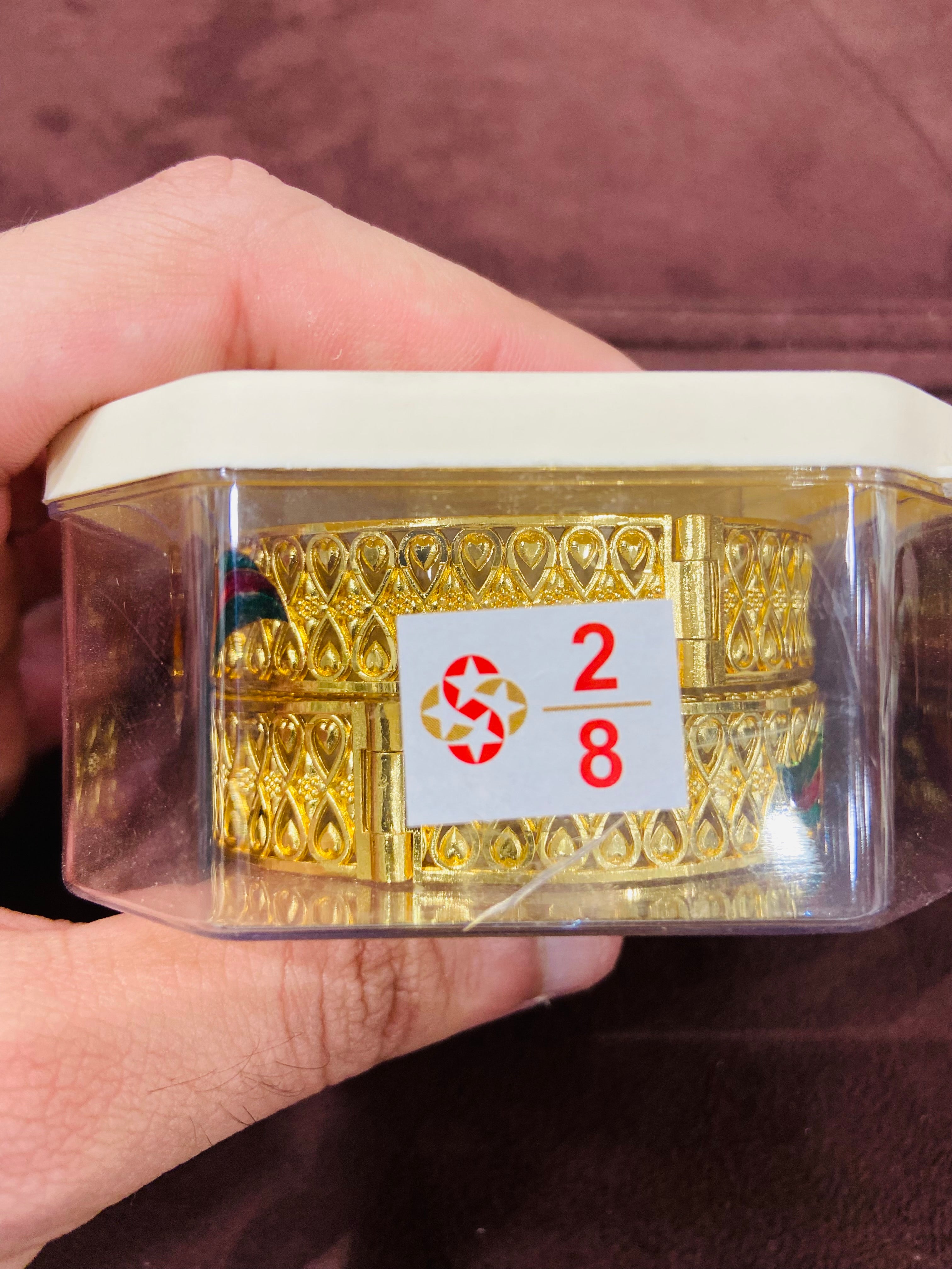 2-8 Size Bangle in 1 Gram Gold